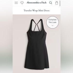 Abercrombie Traveler Wrap Mini Dress